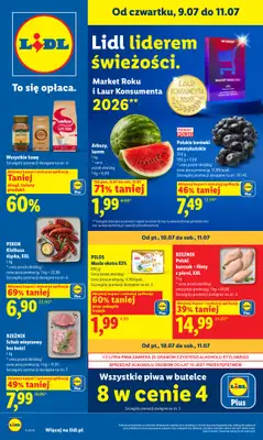 Lidl - gazetka promocyjna Oferta od czwartku od czwartku 09.07 do soboty 11.07