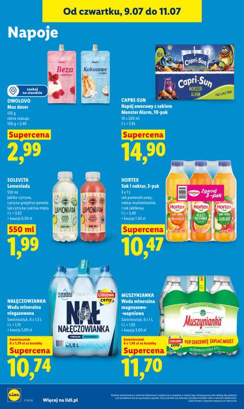 Lidl - gazetka promocyjna Oferta od czwartku od czwartku 09.07 do soboty 11.07 - strona 70