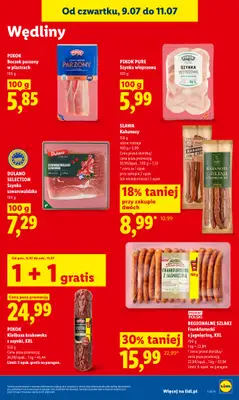 Lidl - gazetka promocyjna Oferta od czwartku od czwartku 09.07 do soboty 11.07 - strona 61