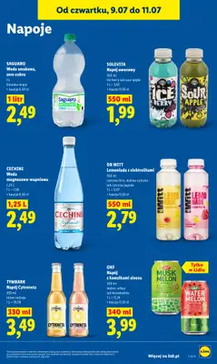 Lidl - gazetka promocyjna Oferta od czwartku od czwartku 09.07 do soboty 11.07 - strona 71