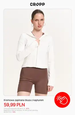 Cropp - gazetka promocyjna Bluzy damskie z wyprzedaży od czwartku 09.07  - strona 8