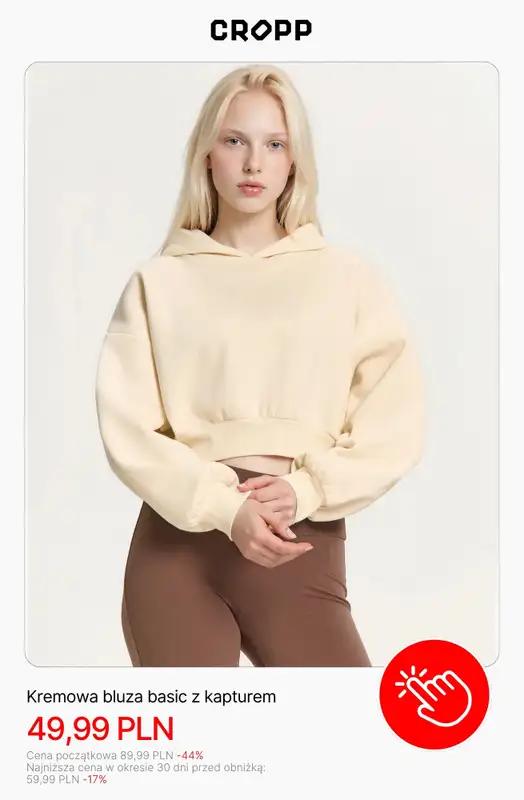 Cropp - gazetka promocyjna Bluzy damskie z wyprzedaży od czwartku 09.07  - strona 5