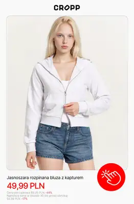 Cropp - gazetka promocyjna Bluzy damskie z wyprzedaży od czwartku 09.07  - strona 2