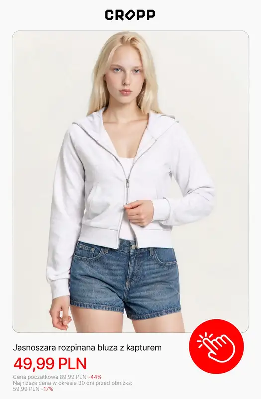 Cropp - gazetka promocyjna Bluzy damskie z wyprzedaży od czwartku 09.07  - strona 2