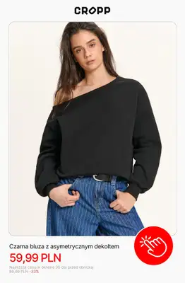 Cropp - gazetka promocyjna Bluzy damskie z wyprzedaży od czwartku 09.07  - strona 3