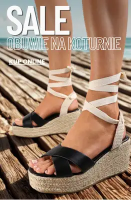 Renee - gazetka promocyjna SALE: obuwie na koturnie od czwartku 09.07 do środy 15.07
