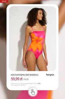 bonprix - gazetka promocyjna Stroje kąpielowe na wyprzedaży! od czwartku 09.07  - strona 7
