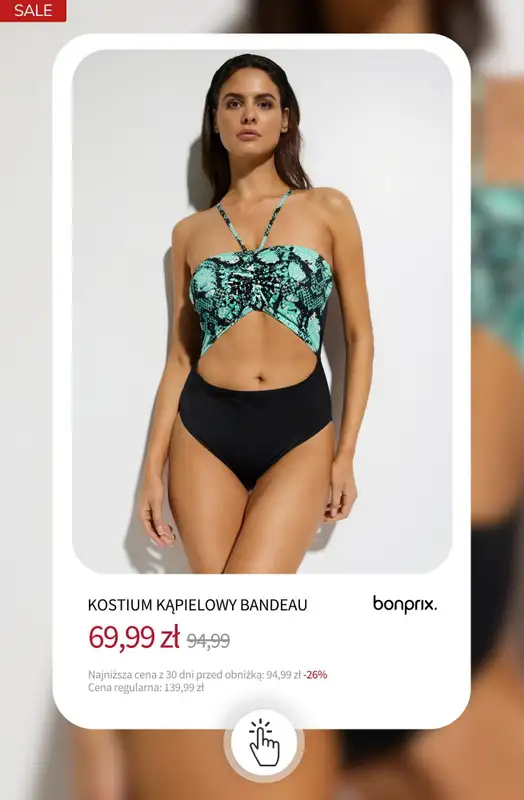 bonprix - gazetka promocyjna Stroje kąpielowe na wyprzedaży! od czwartku 09.07  - strona 6
