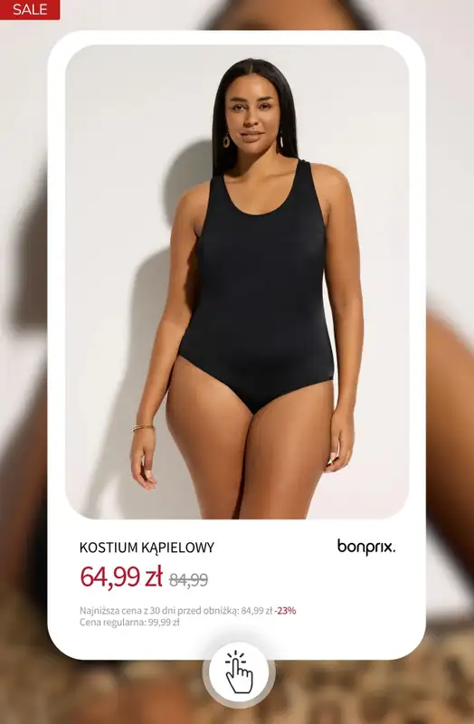 bonprix - gazetka promocyjna Stroje kąpielowe na wyprzedaży! od czwartku 09.07  - strona 3