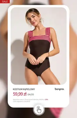 bonprix - gazetka promocyjna Stroje kąpielowe na wyprzedaży! od czwartku 09.07  - strona 12