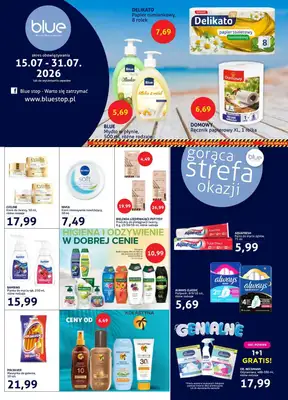 Blue Stop - gazetka promocyjna Gazetka od środy 15.07 do piątku 31.07