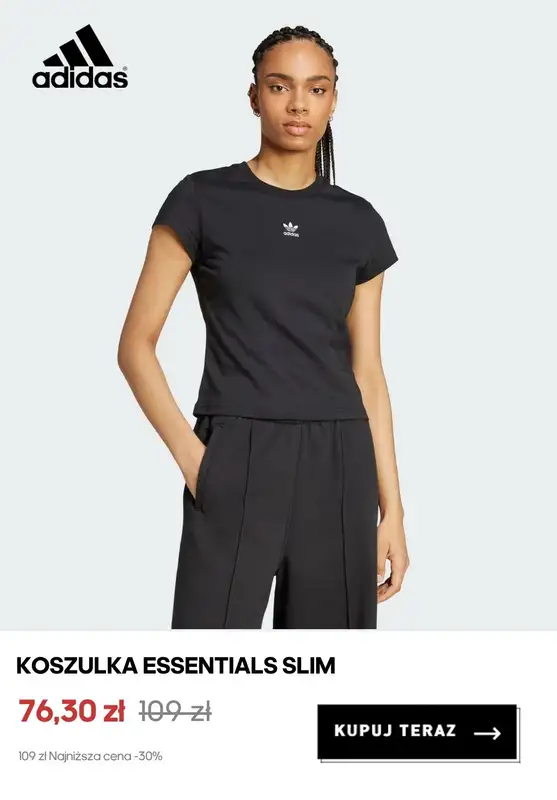 Adidas - gazetka promocyjna Wyprzedaż odzieży damskiej od czwartku 09.07 do poniedziałku 20.07 - strona 5