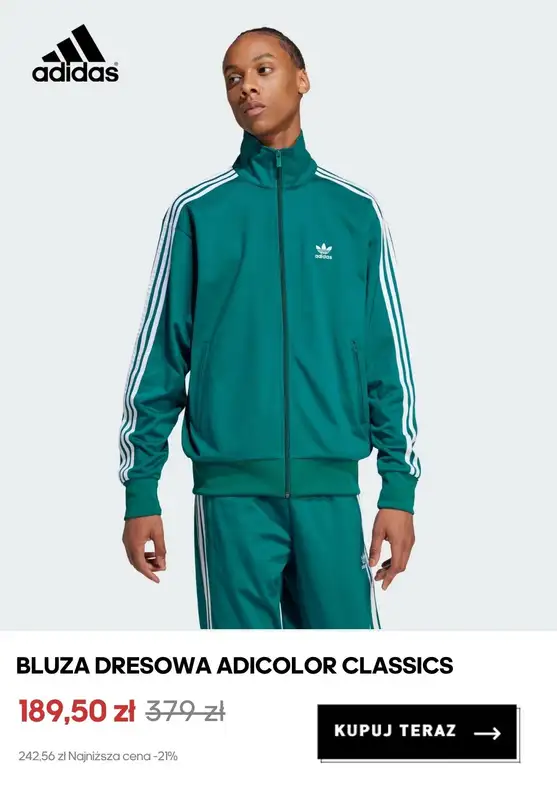 Adidas - gazetka promocyjna Wyprzedaż odzieży męskiej od czwartku 09.07 do poniedziałku 20.07 - strona 3