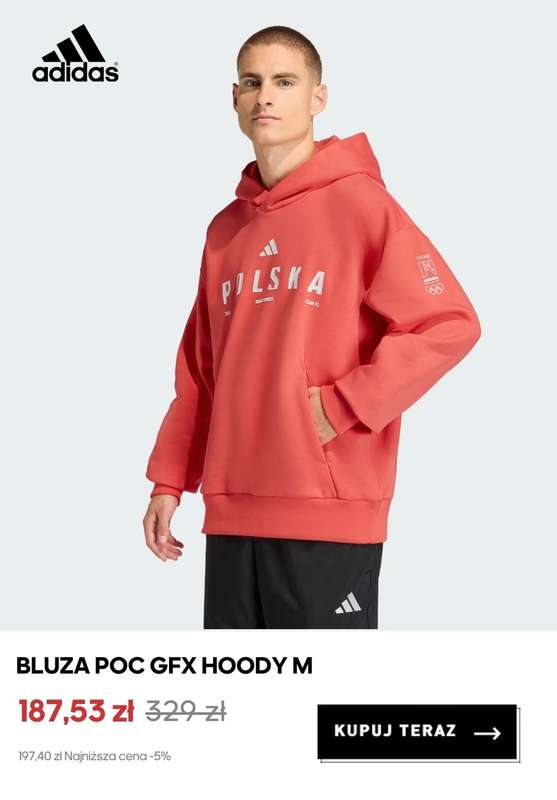 Adidas - gazetka promocyjna Wyprzedaż odzieży męskiej od czwartku 09.07 do poniedziałku 20.07 - strona 5
