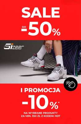 Sizeer - gazetka promocyjna SALE do -50% i promocja -10% od 350 zł od czwartku 09.07 do poniedziałku 13.07
