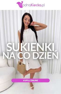 Modna Kiecka - gazetka promocyjna Sukienki na co dzień od czwartku 09.07 