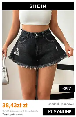 SHEIN - gazetka promocyjna Damskie spodenki jeansowe od czwartku 09.07 do niedzieli 19.07 - strona 4