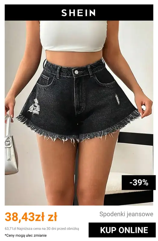 SHEIN - gazetka promocyjna Damskie spodenki jeansowe od czwartku 09.07 do niedzieli 19.07 - strona 4