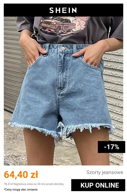 SHEIN - gazetka promocyjna Damskie spodenki jeansowe od czwartku 09.07 do niedzieli 19.07 - strona 3