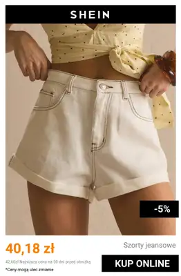 SHEIN - gazetka promocyjna Damskie spodenki jeansowe od czwartku 09.07 do niedzieli 19.07 - strona 10