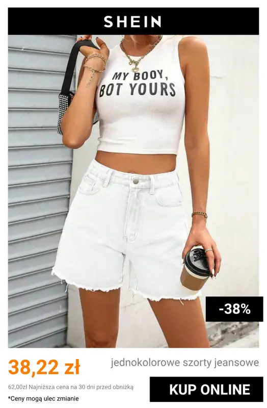 SHEIN - gazetka promocyjna Damskie spodenki jeansowe od czwartku 09.07 do niedzieli 19.07 - strona 8
