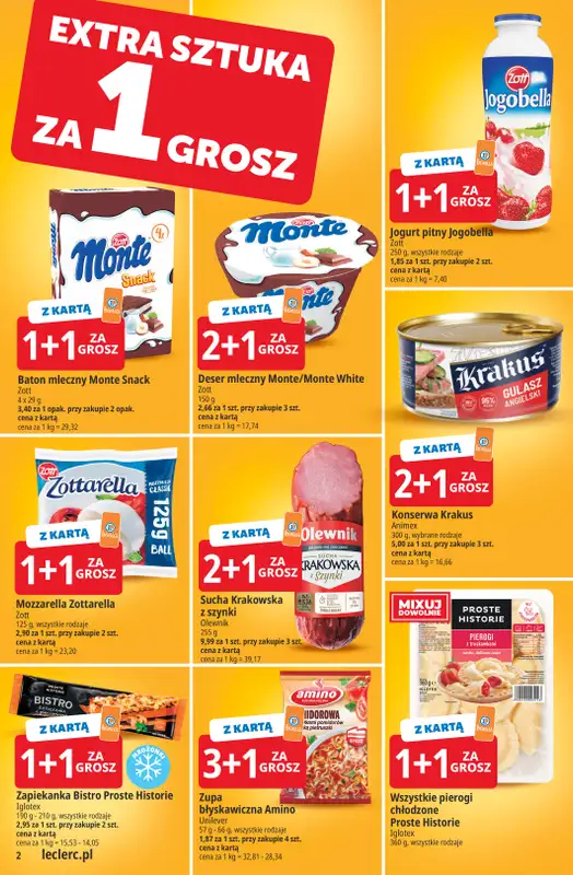 Leclerc - gazetka promocyjna Oferta E.Leclerc od wtorku 14.07 do soboty 25.07 - strona 2