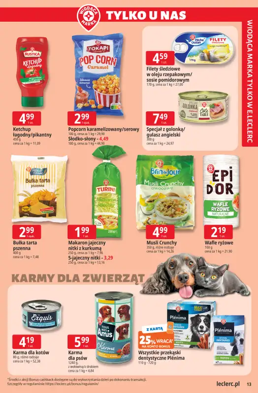 Leclerc - gazetka promocyjna Oferta E.Leclerc od wtorku 14.07 do soboty 25.07 - strona 13