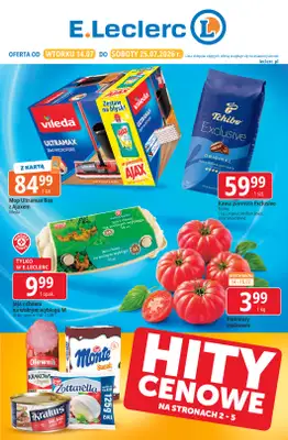 Leclerc - gazetka promocyjna Oferta E.Leclerc od wtorku 14.07 do soboty 25.07