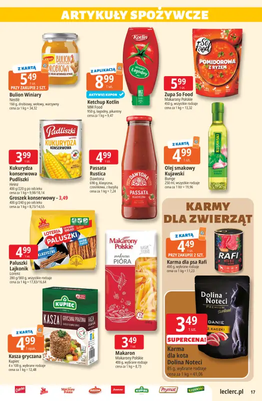 Leclerc - gazetka promocyjna Oferta E.Leclerc od wtorku 14.07 do soboty 25.07 - strona 17