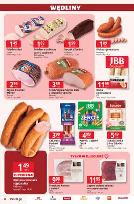 Leclerc - gazetka promocyjna Oferta E.Leclerc od wtorku 14.07 do soboty 25.07 - strona 10