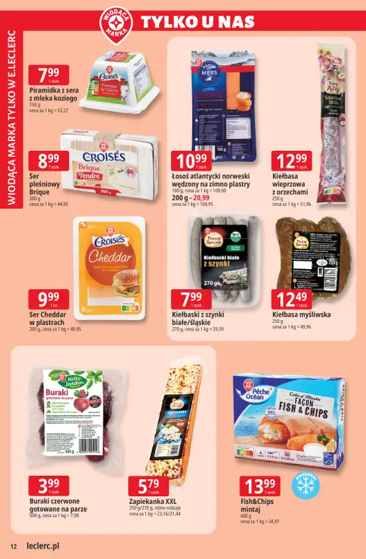 Leclerc - gazetka promocyjna Oferta E.Leclerc od wtorku 14.07 do soboty 25.07 - strona 12