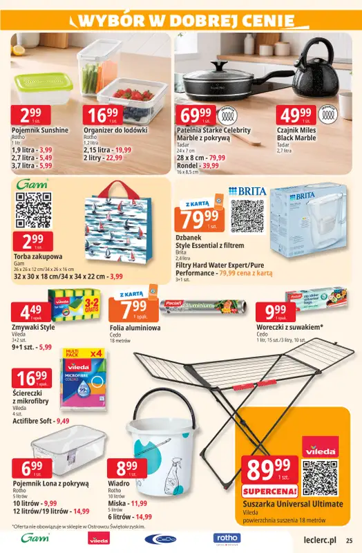 Leclerc - gazetka promocyjna Oferta E.Leclerc od wtorku 14.07 do soboty 25.07 - strona 25