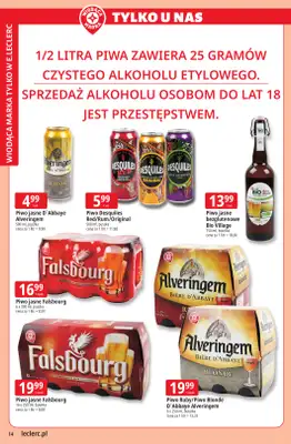 Leclerc - gazetka promocyjna Oferta E.Leclerc od wtorku 14.07 do soboty 25.07 - strona 14