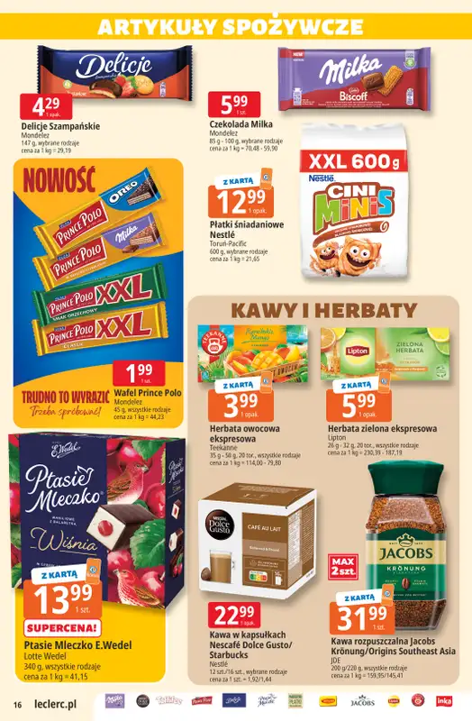 Leclerc - gazetka promocyjna Oferta E.Leclerc od wtorku 14.07 do soboty 25.07 - strona 16