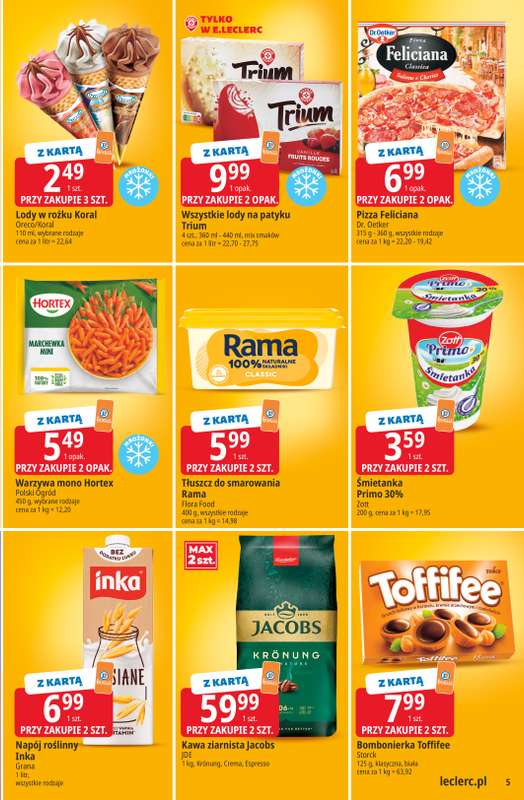 Leclerc - gazetka promocyjna Oferta E.Leclerc od wtorku 14.07 do soboty 25.07 - strona 5