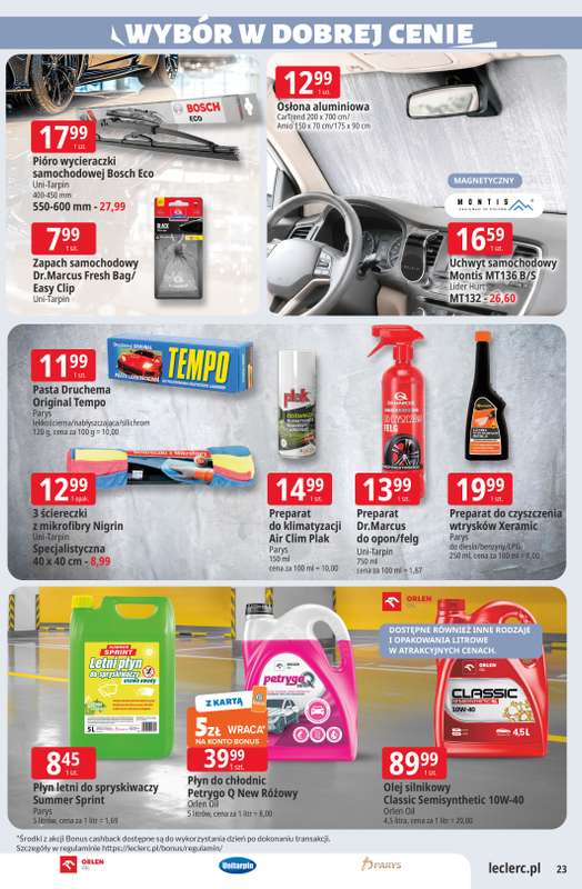 Leclerc - gazetka promocyjna Oferta E.Leclerc od wtorku 14.07 do soboty 25.07 - strona 23