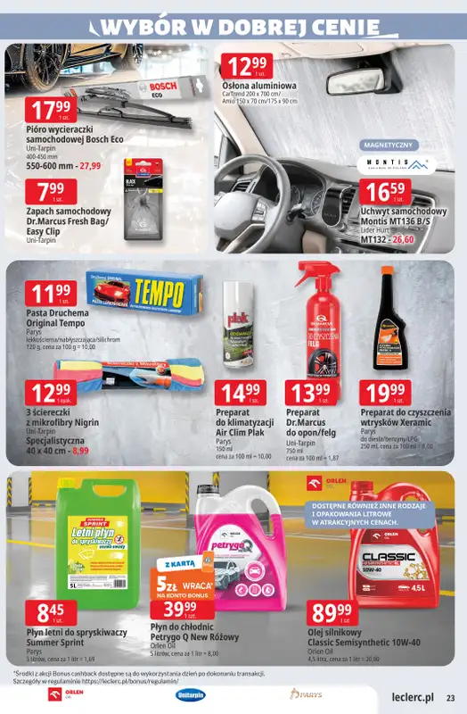 Leclerc - gazetka promocyjna Oferta E.Leclerc od wtorku 14.07 do soboty 25.07 - strona 23