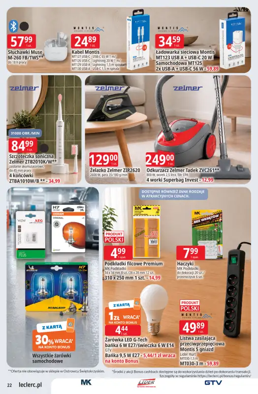Leclerc - gazetka promocyjna Oferta E.Leclerc od wtorku 14.07 do soboty 25.07 - strona 22