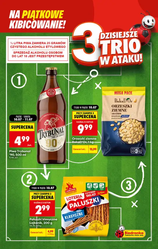 Biedronka - gazetka promocyjna Piątkowe kibicowanie   - strona 3