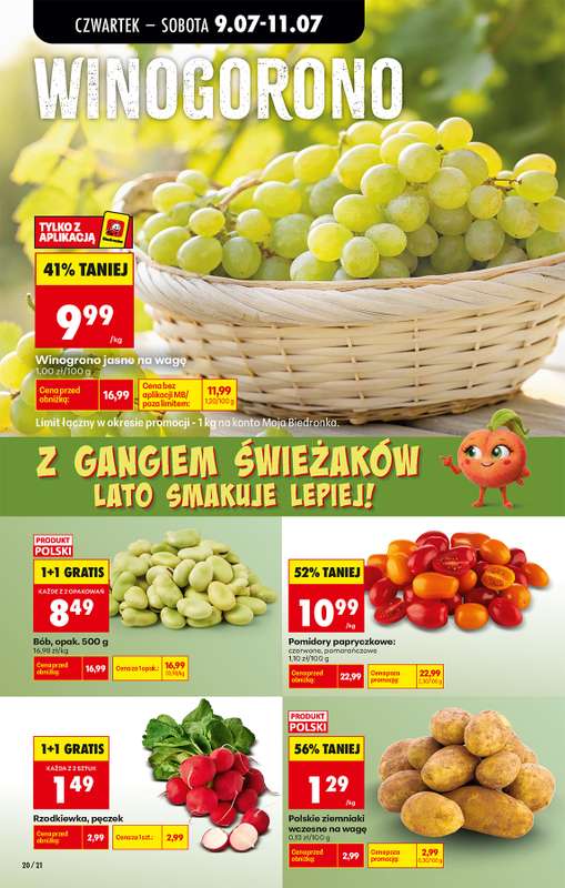 Biedronka - gazetka promocyjna Od czwartku od czwartku 09.07 do środy 15.07 - strona 22