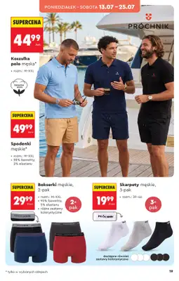 Biedronka - gazetka promocyjna Hity i inspiracje, od 13.07 od poniedziałku 13.07 do środy 29.07 - strona 19
