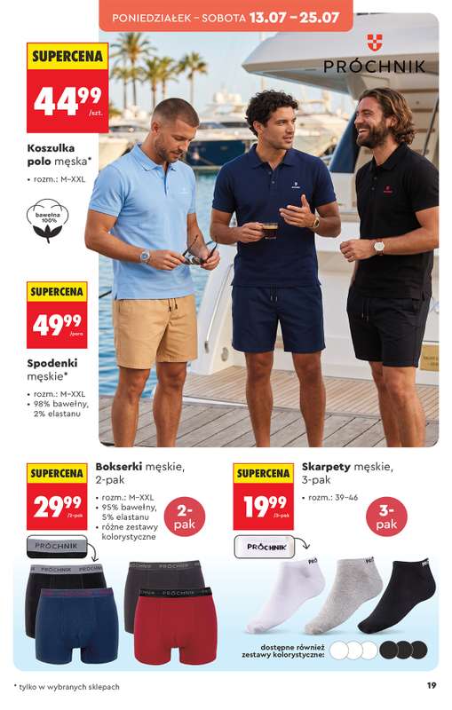 Biedronka - gazetka promocyjna Hity i inspiracje, od 13.07 od poniedziałku 13.07 do środy 29.07 - strona 19