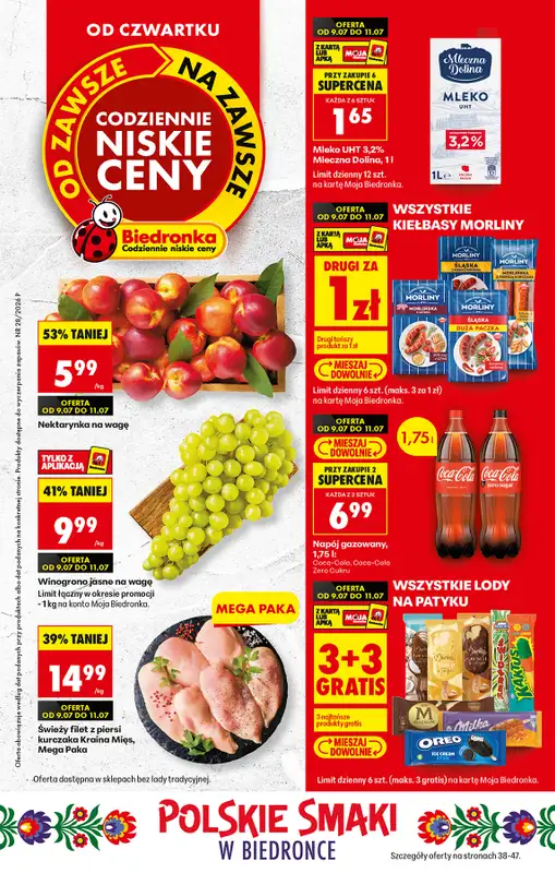 Biedronka - gazetka promocyjna Od czwartku  