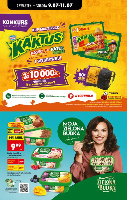 Biedronka - gazetka promocyjna Od czwartku, Z ladą tradycyjną od czwartku 09.07 do środy 15.07 - strona 47