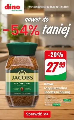 Dino - gazetka promocyjna Nawet do -54% TANIEJ od piątku 10.07 do wtorku 14.07