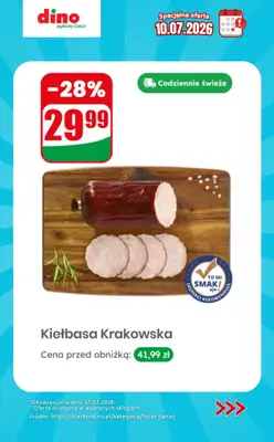 Dino - gazetka promocyjna Specjalna oferta na 10.07.2026 - promocje spoza gazetki od piątku 10.07 do piątku 10.07 - strona 9