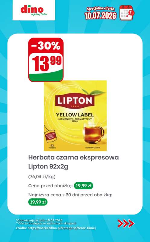 Dino - gazetka promocyjna Specjalna oferta na 10.07.2026 - promocje spoza gazetki od piątku 10.07 do piątku 10.07 - strona 6