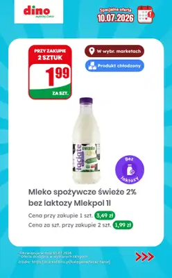Dino - gazetka promocyjna Specjalna oferta na 10.07.2026 - promocje spoza gazetki od piątku 10.07 do piątku 10.07 - strona 7