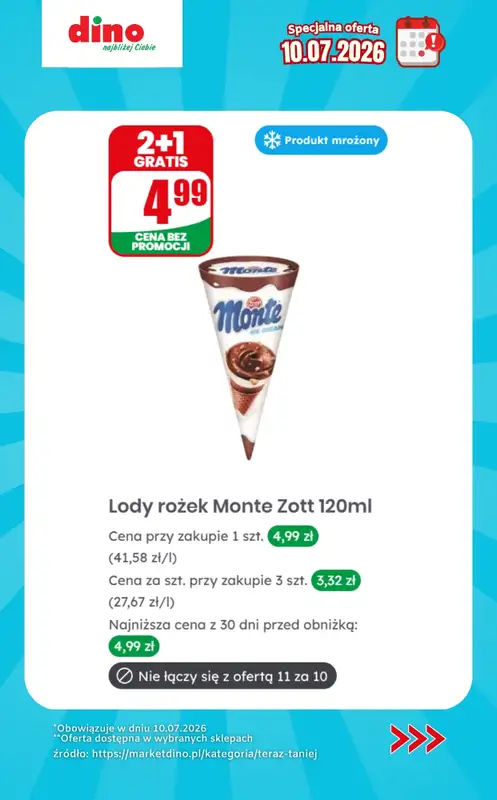 Dino - gazetka promocyjna Specjalna oferta na 10.07.2026 - promocje spoza gazetki od piątku 10.07 do piątku 10.07 - strona 11
