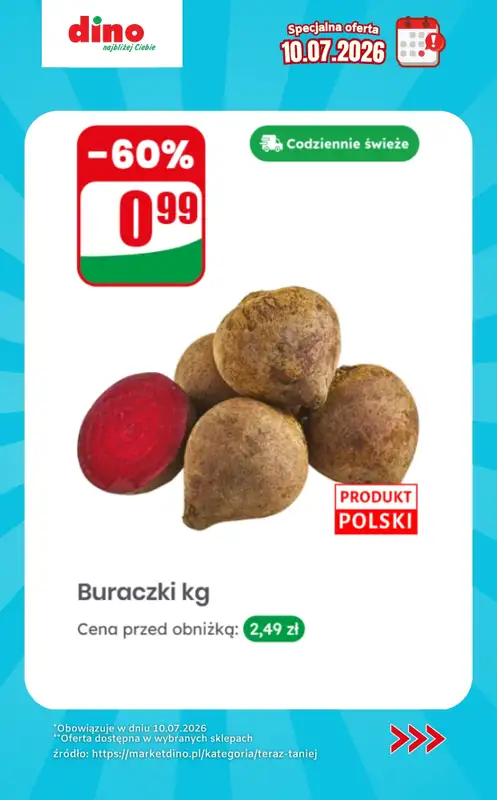 Dino - gazetka promocyjna Specjalna oferta na 10.07.2026 - promocje spoza gazetki od piątku 10.07 do piątku 10.07 - strona 2